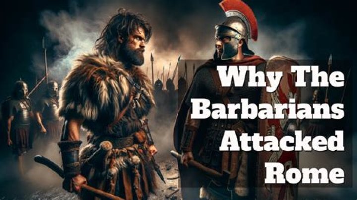 What happened when the barbarians invaded Rome