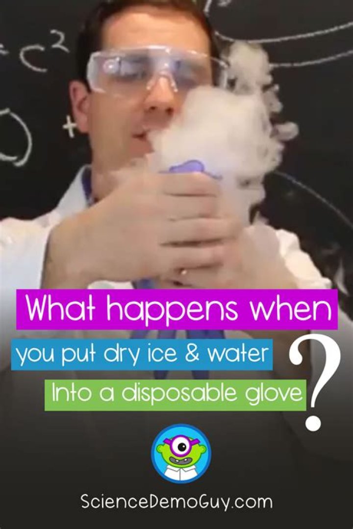 What happens if you put dry ice in Coke?