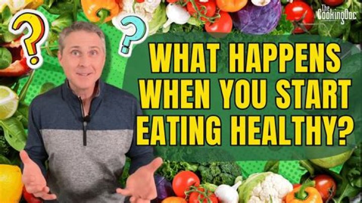 What happens when you start eating healthy and exercising?