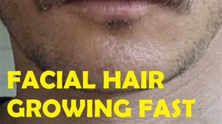 What helps grow facial hair?