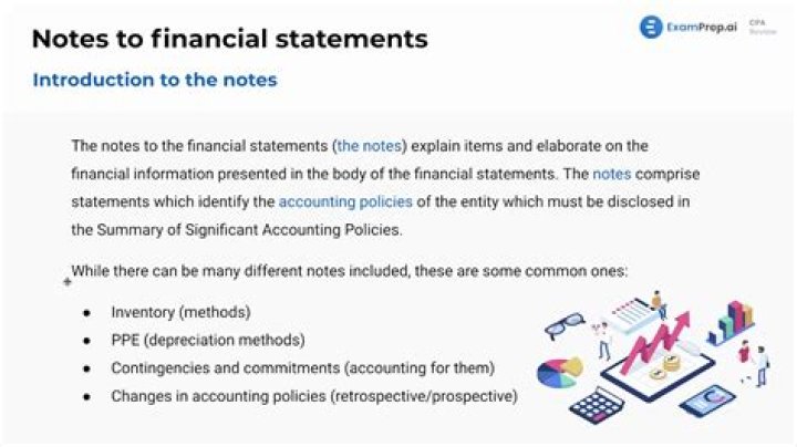 What information is included in the notes to financial statements