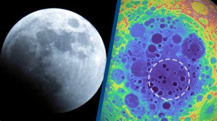 What instrument is used to look for ice on the surface of the moon