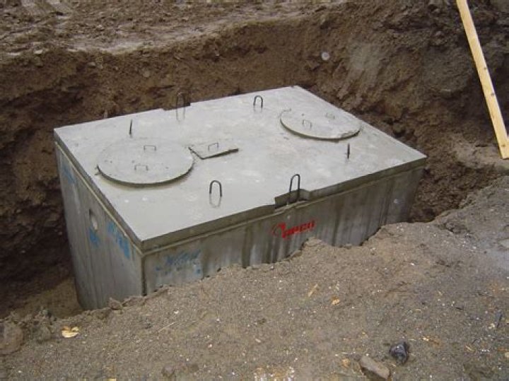 What is a concrete septic tank
