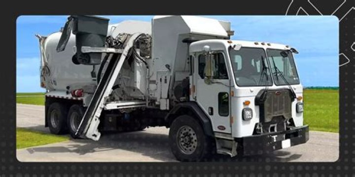 What is a garbage truck called in the UK?