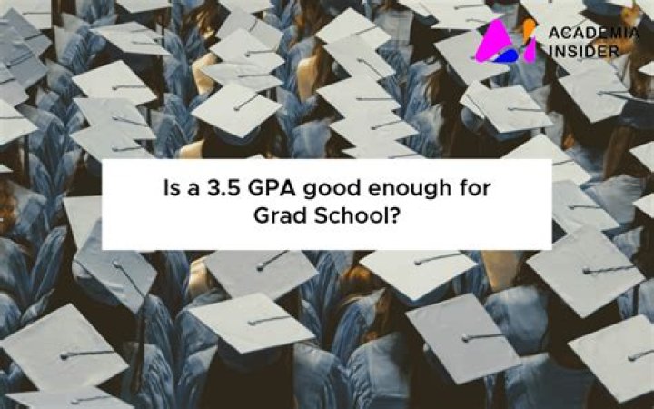 What is a good GPA for grad school?