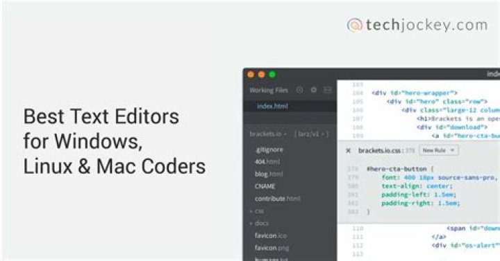What is a good text editor for Mac?