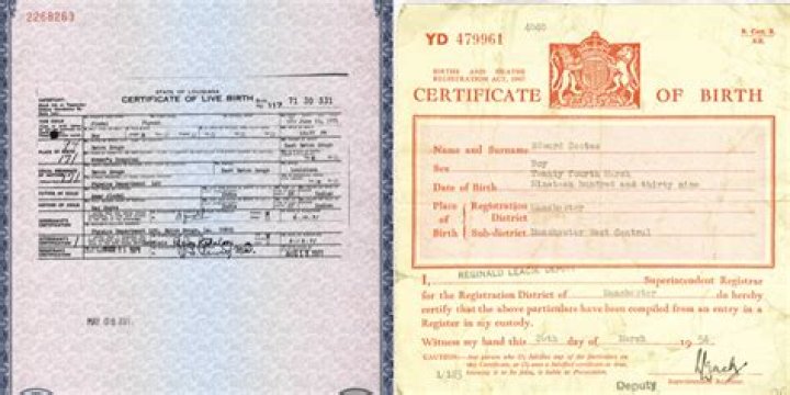 What is an authorized copy of a birth certificate?
