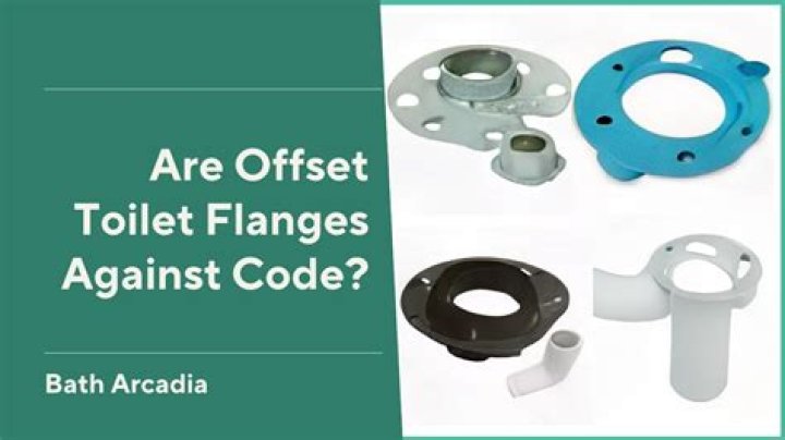 What is an offset toilet flange