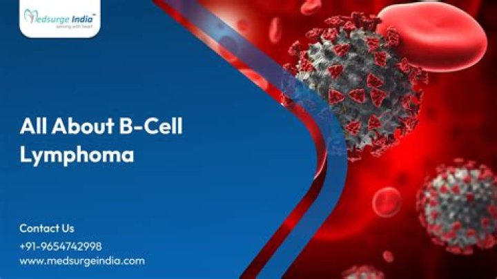 What is B cell lymphoma survival rate?