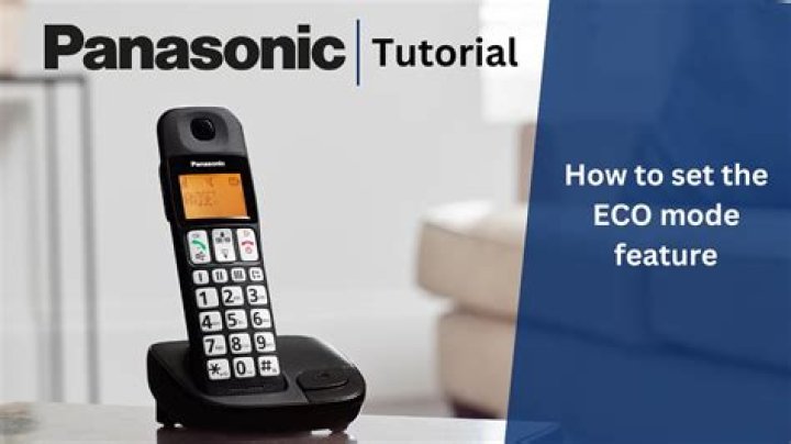 What is Eco on my Panasonic phone?