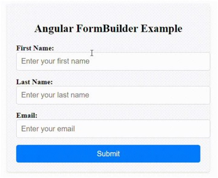 What is FormBuilder in angular