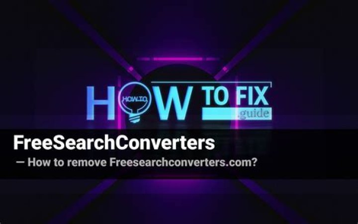 What is FreeSearchConverters browser plugin? — Fix Guide