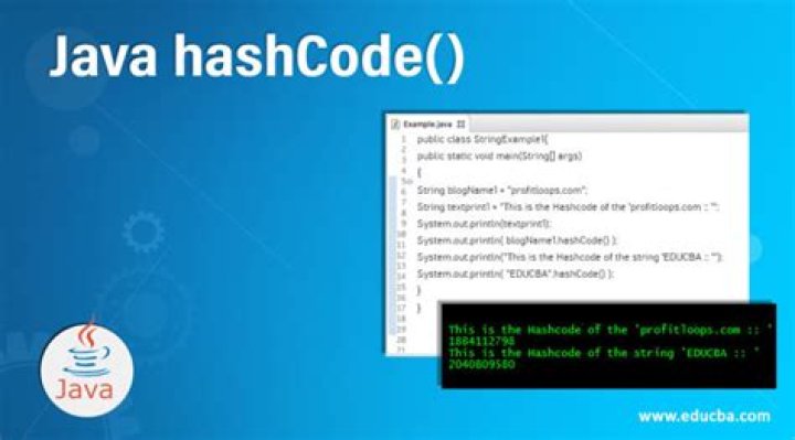 What is hashCode in Java with example