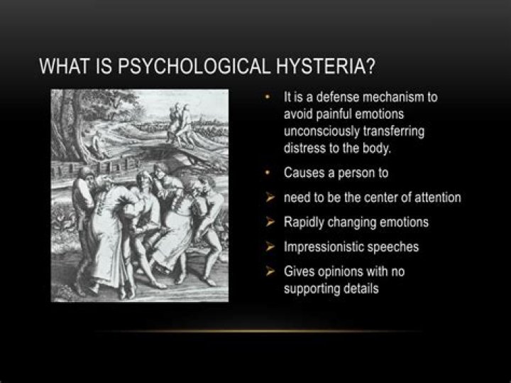 What is hysteria psychology