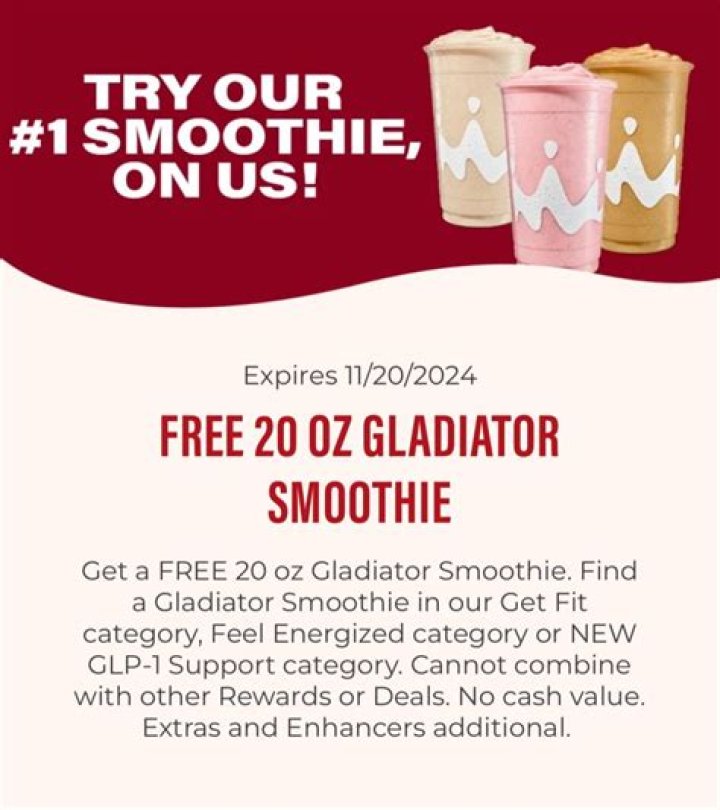 What is in a gladiator smoothie