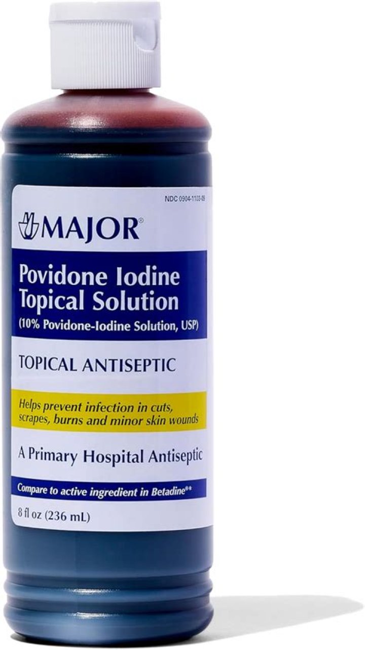 What is iodine solution made up of?