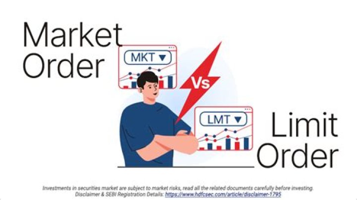 What is limit order and market order