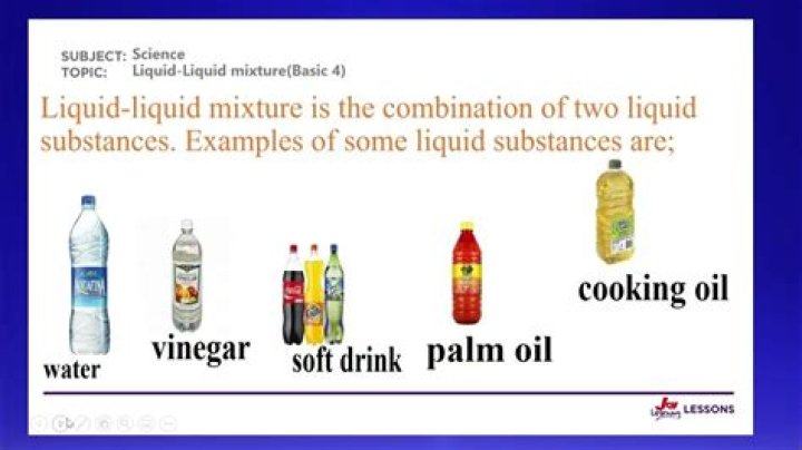 What is liquid liquid mixture?