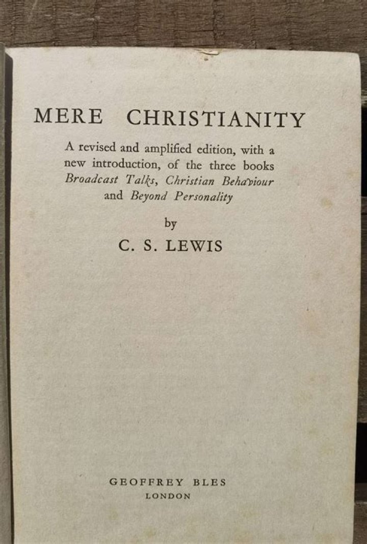 What is Mere Christianity according to Lewis?