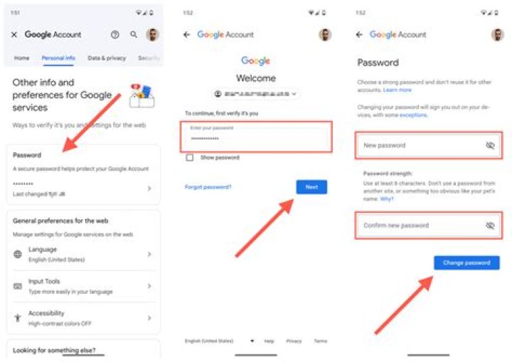 What is my password on my Gmail account?