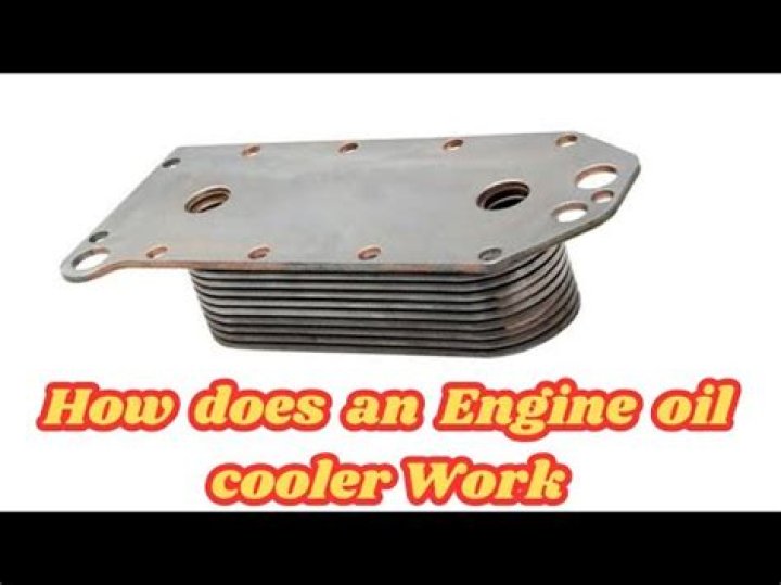 What is oil cooler in diesel engine?