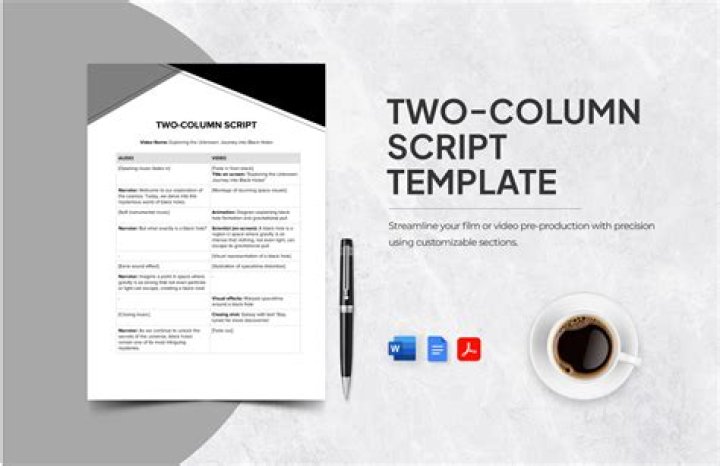 What is single column script?
