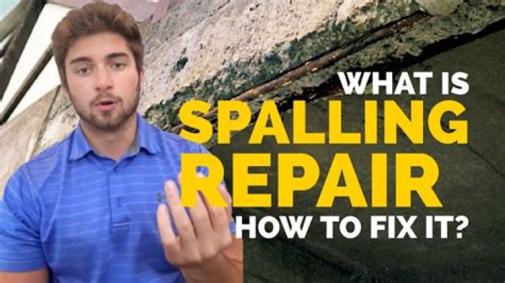 What is spalling repair