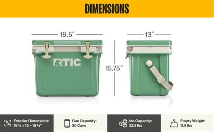 What is the biggest RTIC cooler