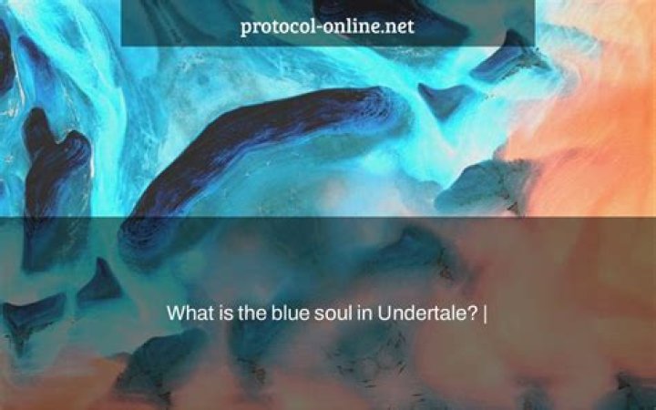 What is the blue soul in Undertale?