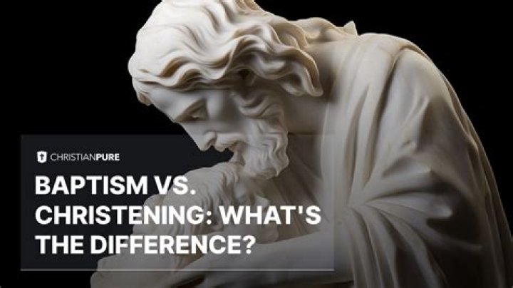 What is the difference between baptism and baptismal