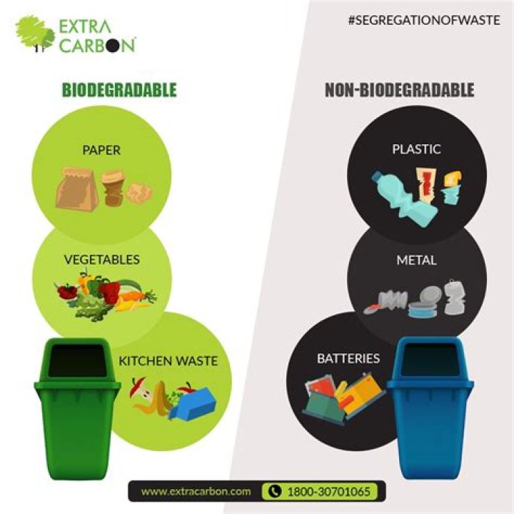 What is the difference between biodegradable waste and non biodegradable waste