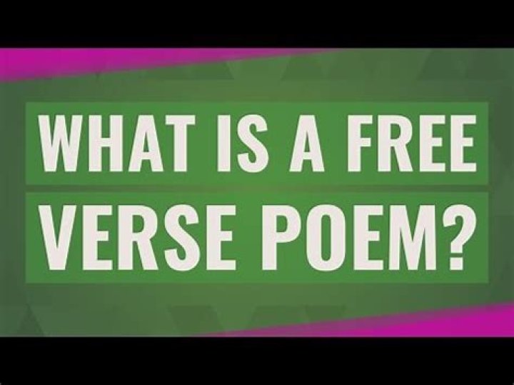 What is the difference between free verse and formal verse?