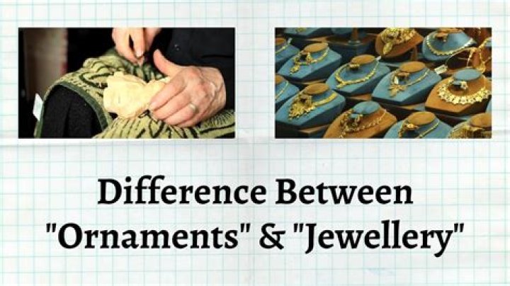 What is the difference between Jewellery and accessories?