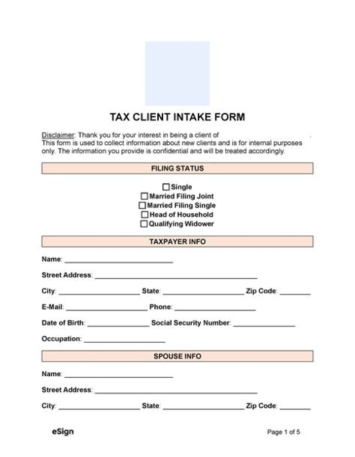 What is the easy tax form?