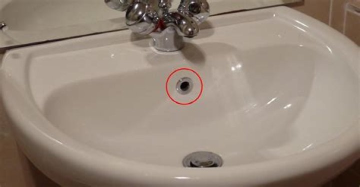 What is the hole in the sink for