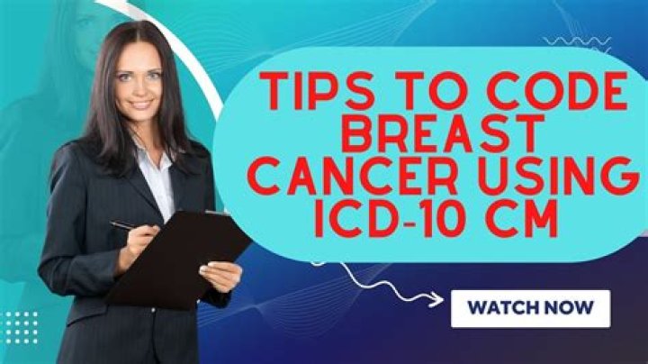 What is the ICD 10 code for right breast cancer