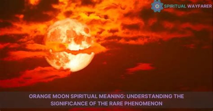 What is the name of an orange moon?