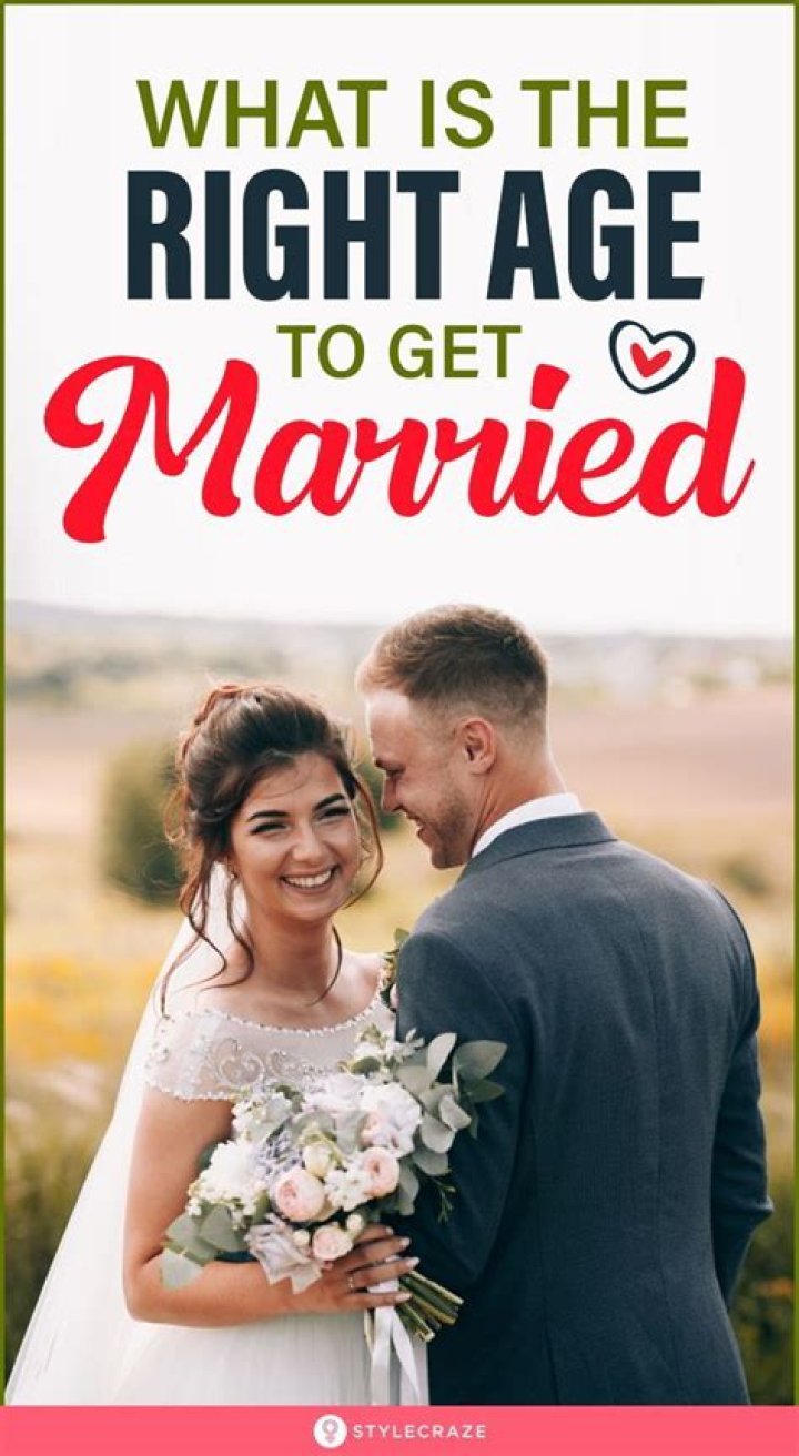What is the right age to get married for a girl?