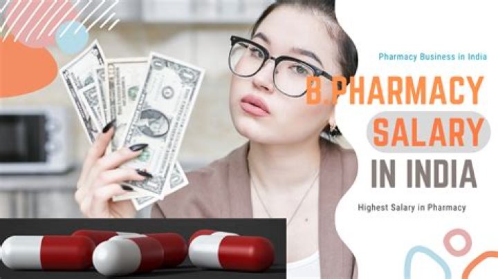 What is the salary for B Pharm?