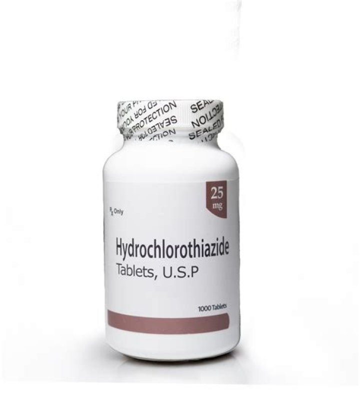 What is the trade name of hydrochlorothiazide?