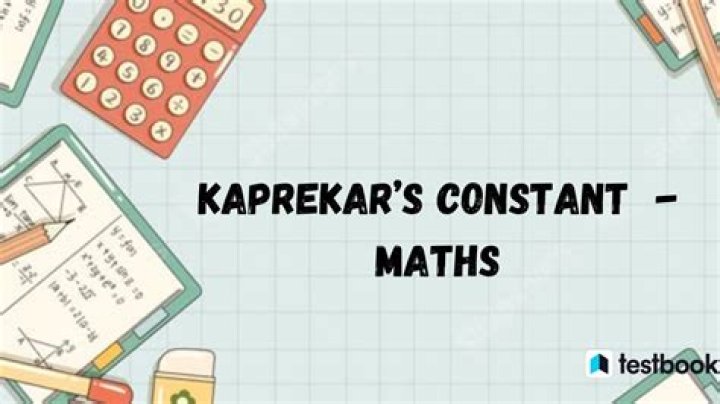 What is the use of Kaprekar constant?