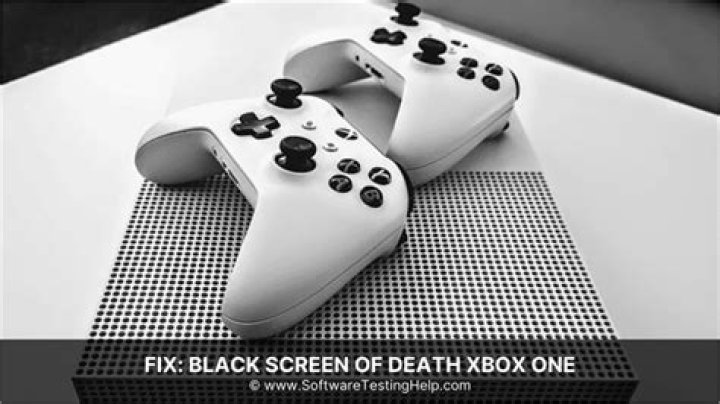 What is the Xbox one black screen of death?