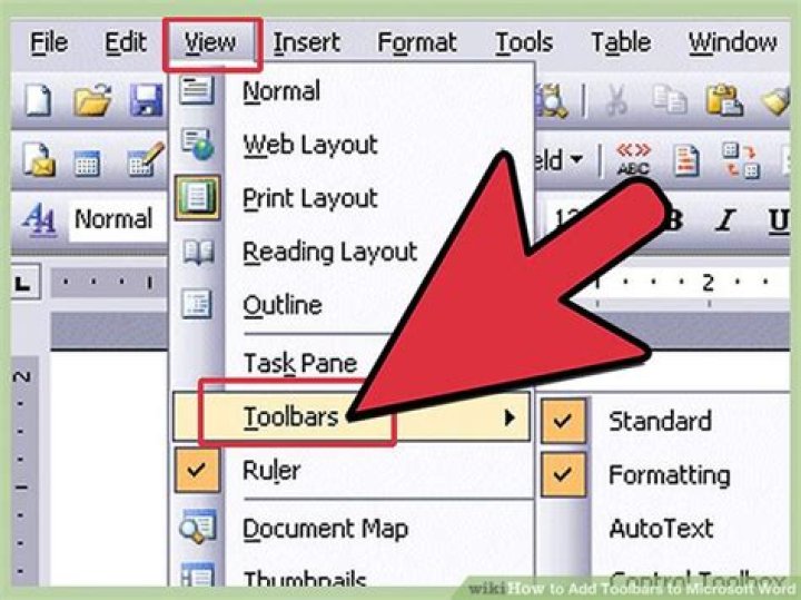 What is toolbar in Microsoft Word?