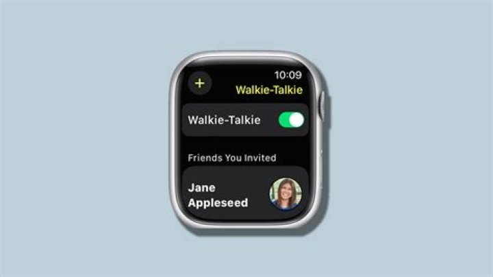 What is walkie talkie on Apple Watch?