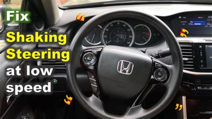 What keeps the steering wheel from shaking