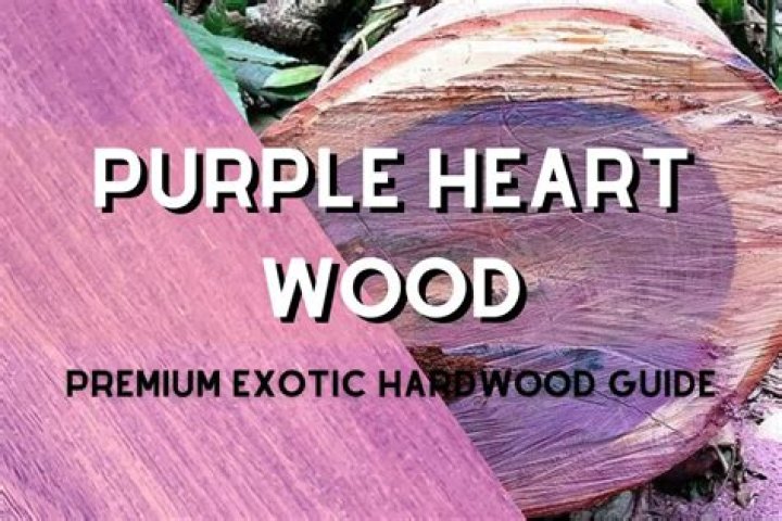 What kind of tree does purple heart come from