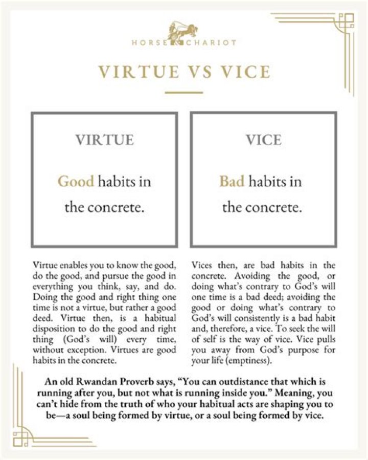 What makes a virtue?