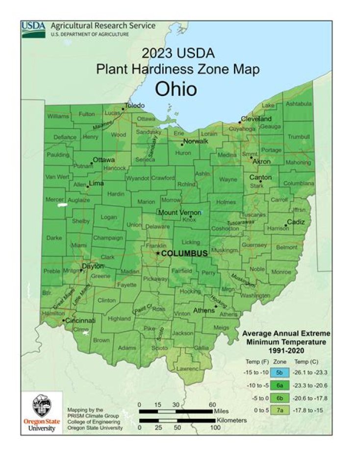 What plant zone is Ohio in
