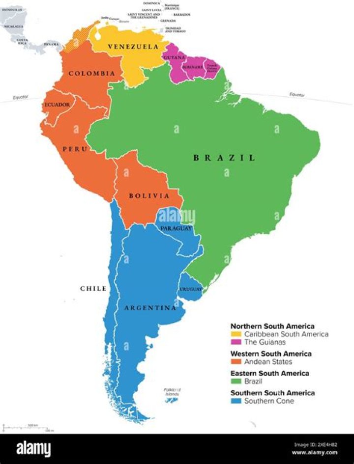 What region makes up Latin America