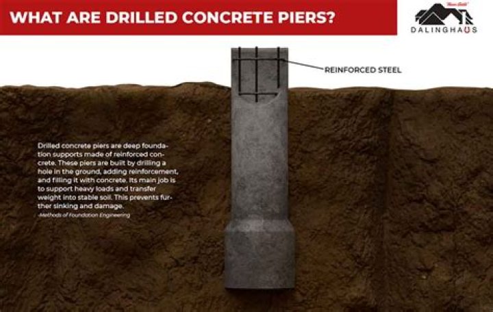 What size concrete piers do I need